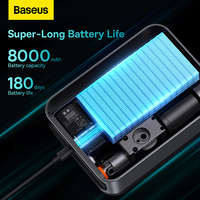 BASEUS 2 w 1 urządzenie do uruchamiania awaryjnego samochodu Power Bank przenośna sprężarka powietrza pompka inflatora elektrownia 1000A rozrusznik akumulatora Auto Booster 5